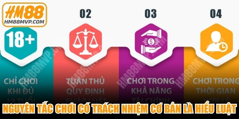 Nguyên tắc chơi có trách nhiệm cơ bản là am hiểu luật 